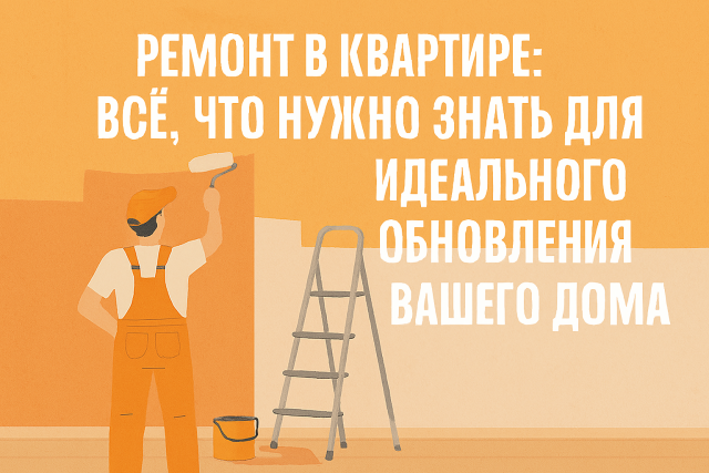 Ремонт в Квартире: Все, Что Нужно Знать для Идеального Обновления Вашего Дома